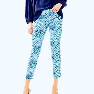 Lilly Pulitzer Kelly skinny pant. Size 00.